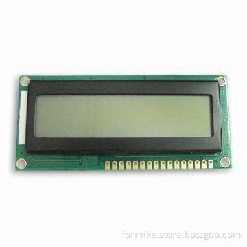 Character LCD Module with 16 Characters x 2 Lines and 80 x 36mm Outline Size